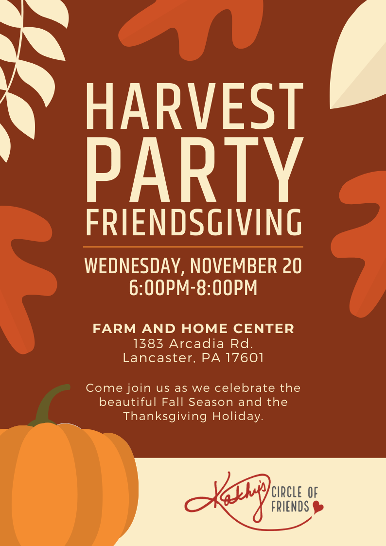 Harvest Party / Friendsgiving Event - Kathy's Circle of Friends
