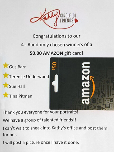 Portrait Entry - Amazon Gift Card Winners