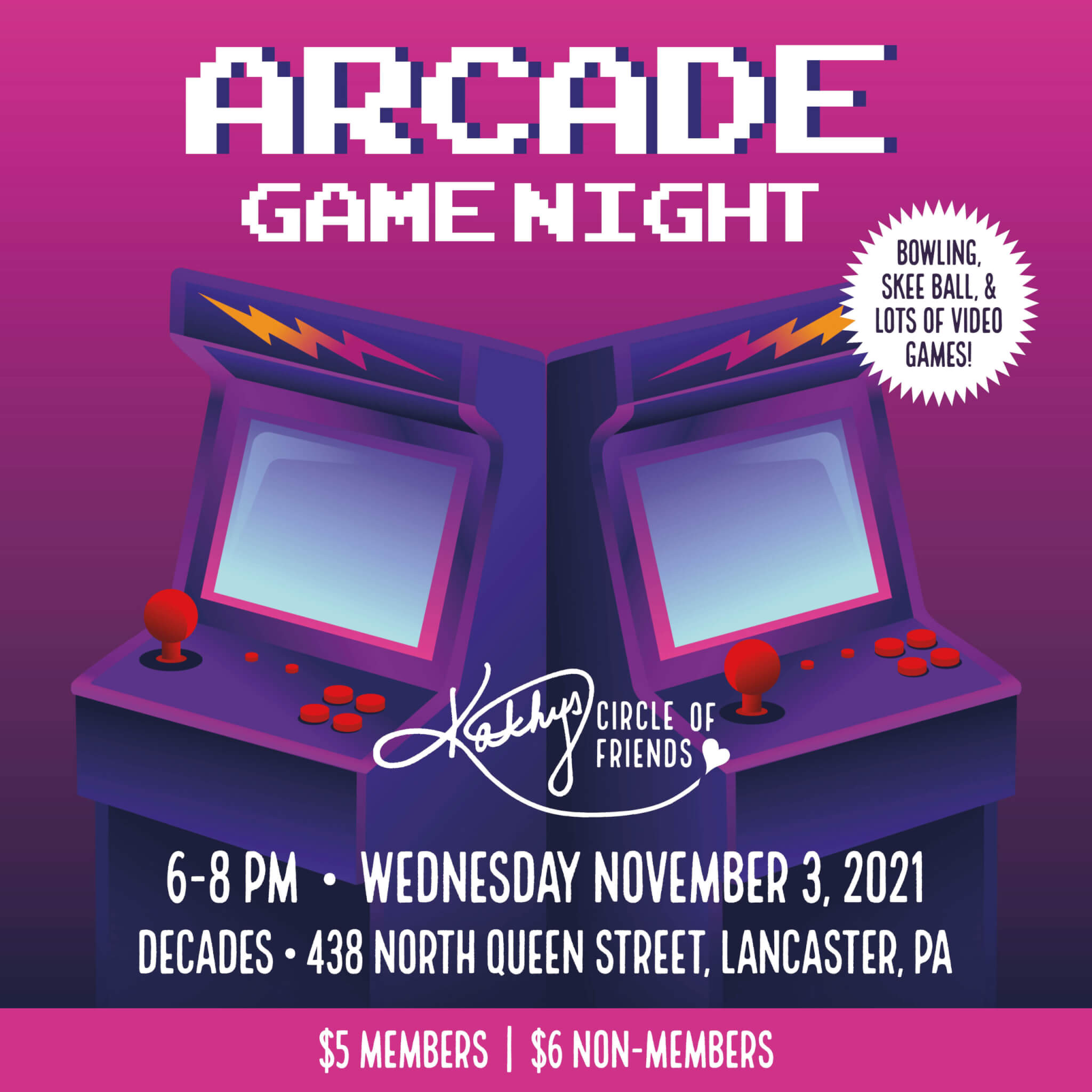 Arcade Game Night!