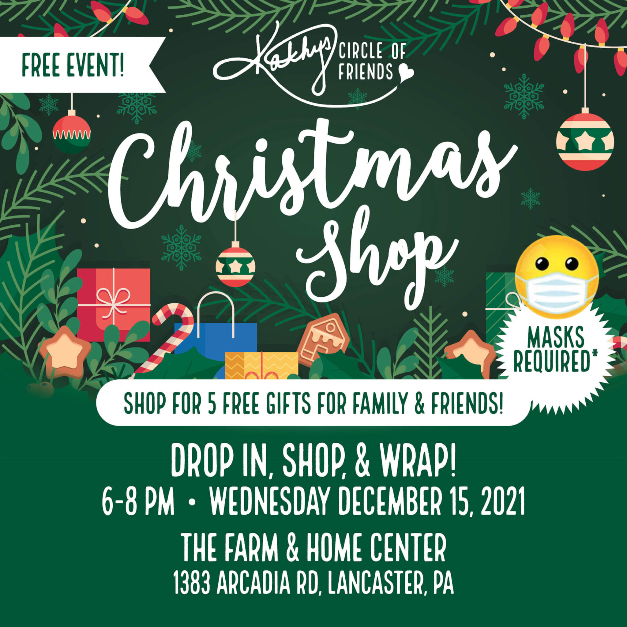 KCOF Christmas Shoppe! Dec 15