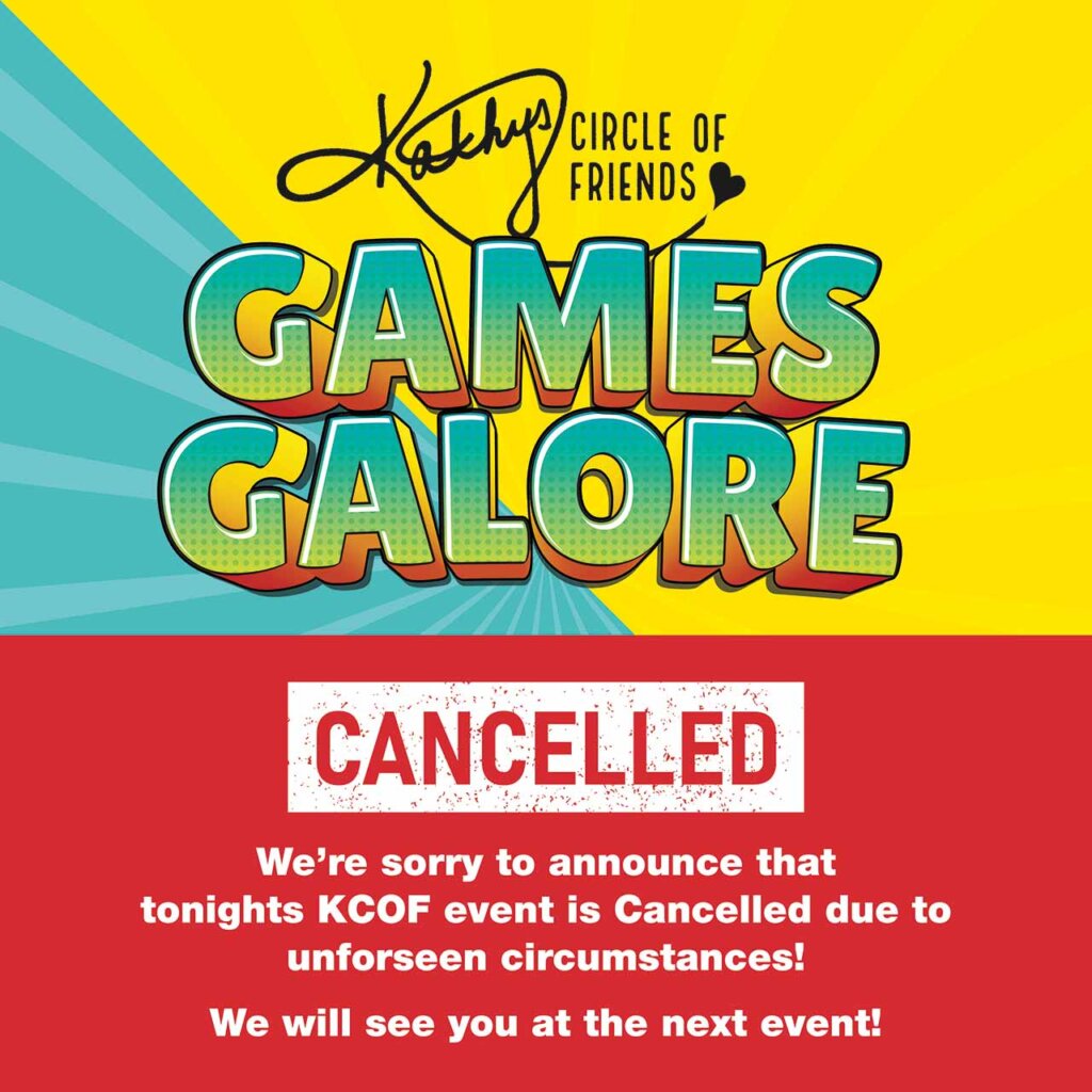 Sorry! Games Galore Cancelled