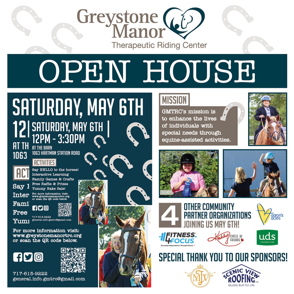 Greystone Manor Therapeutic Riding Center - May 6 2023 - Kathy's Circle of Fiends