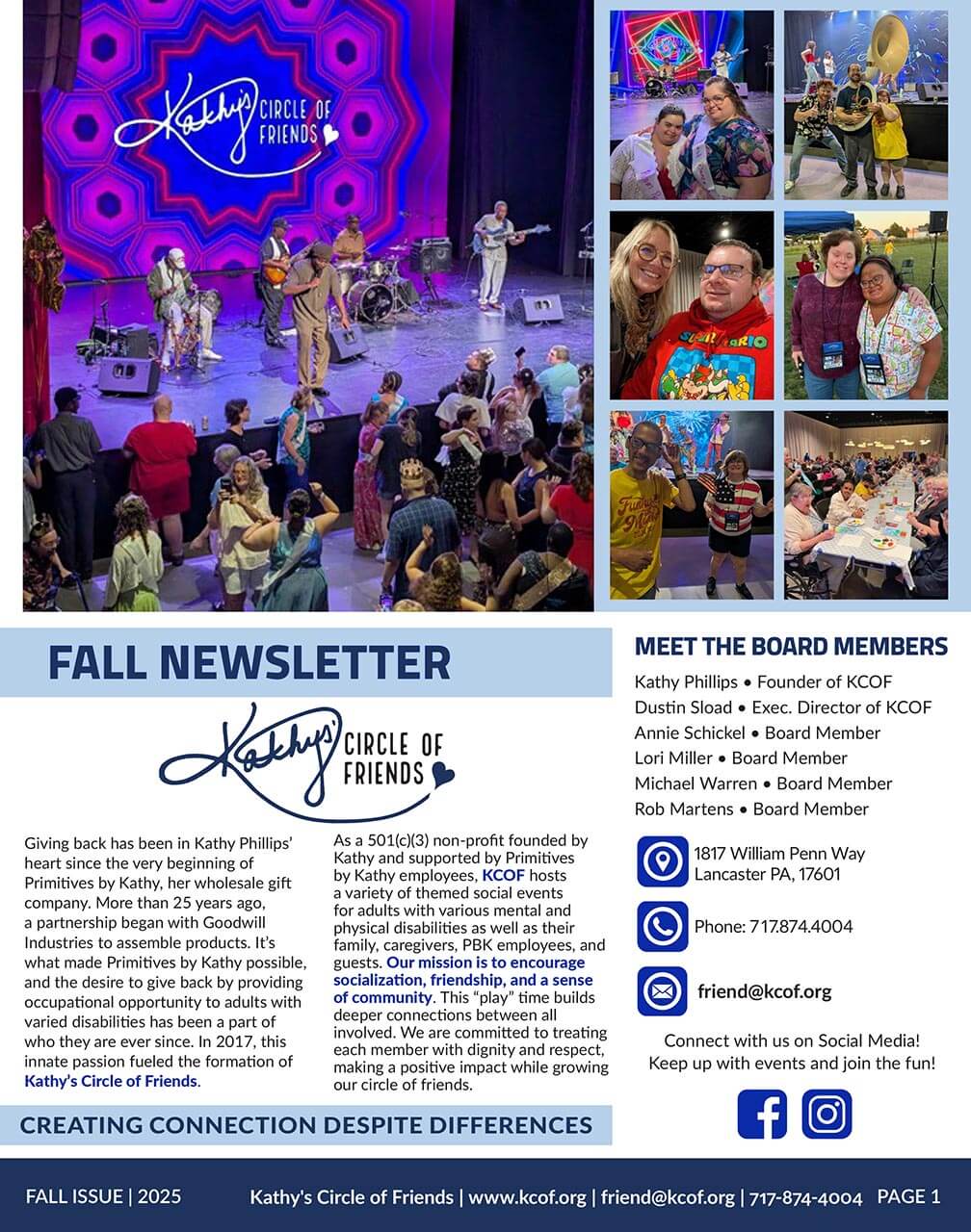 KCOF Newsletter Fall Issue 2025