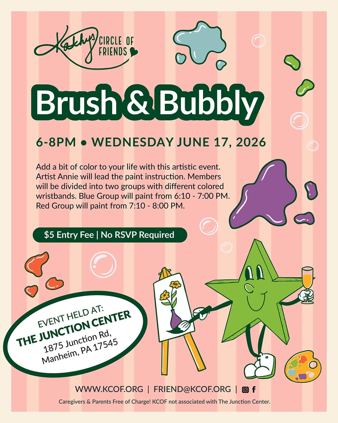 Brush & Bubbly Jun 17, 2026 - Kathy's Circle of Friends