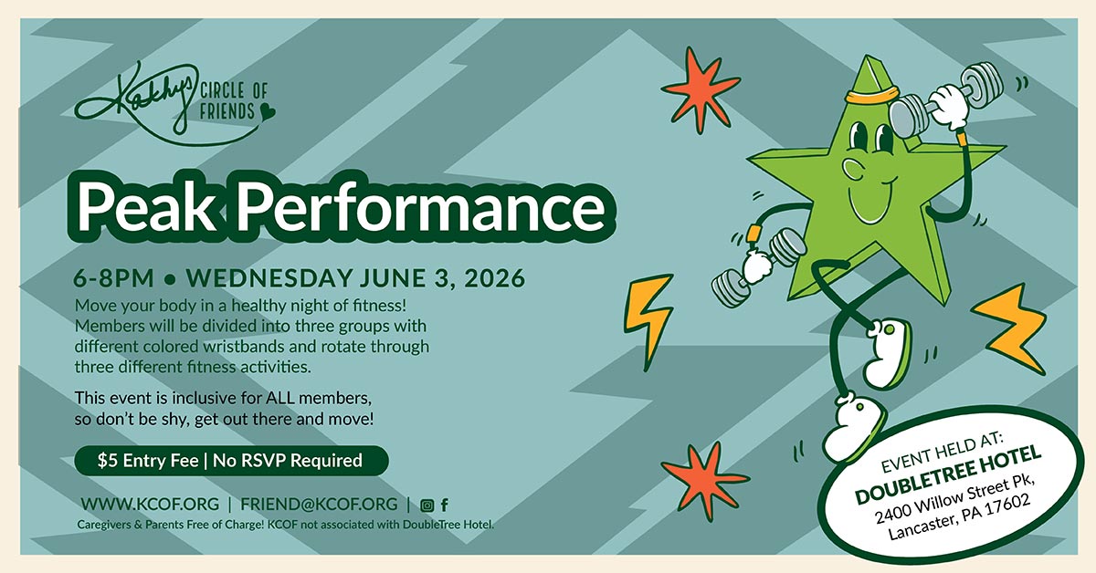 Peak Performance at The Doubletree Hotel Jun 3, 2026 - Kathy's Circle of Friends