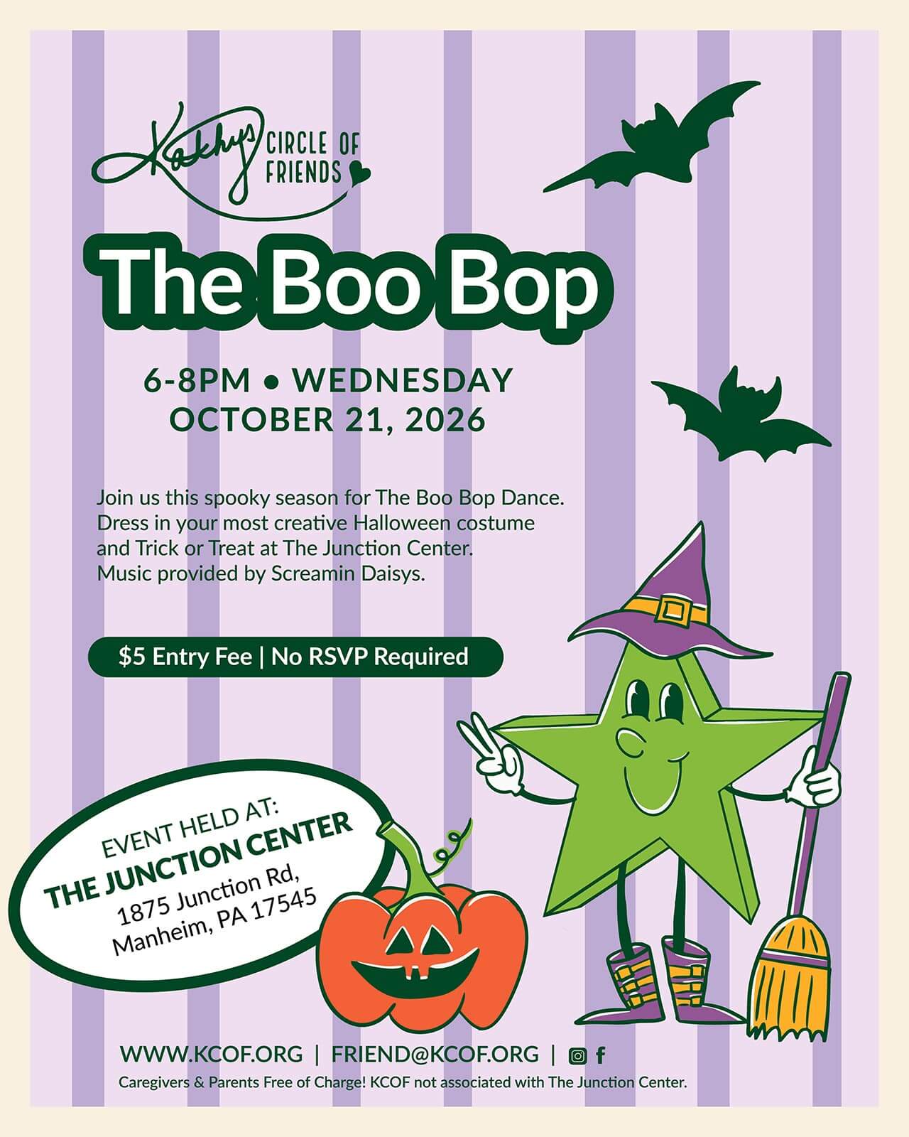 The Boo Bop Oct 21, 2026 - Kathy's Circle of Friends
