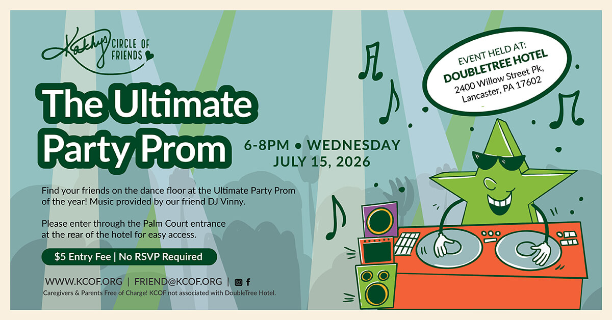 The Ultimate Party Prom at The Doubletree Hotel Jul 15, 2026 - Kathy's Circle of Friends