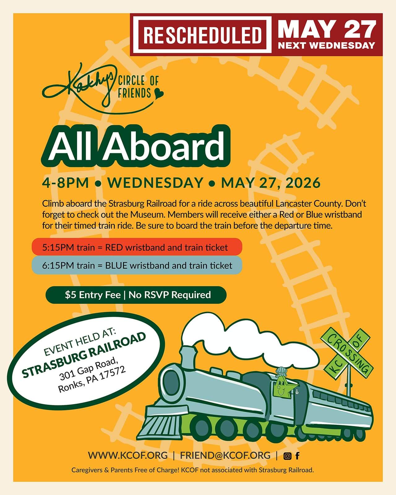 All Aboard 5.27.2026 KCOF Event